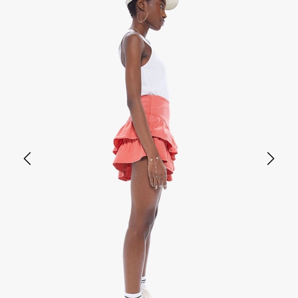 MOTHER Ruffle Mini Skirt‎ - Picture 2 of 6